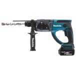 Makita DHR202RTJ Akupuurvasar, 18 V, 2x 5,0 Ah Li-ion, SDS-PLUS, 1,9J, LED 